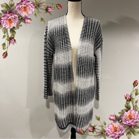 Long sleeve open long cardigan - Picture 1 of 12